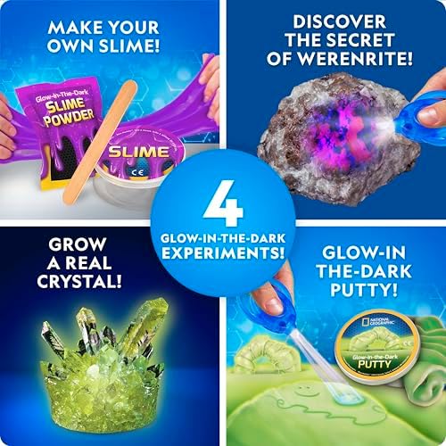 National Geographic Glow-in-the-Dark Mega Science Experiment Kit for Kids - Image 2