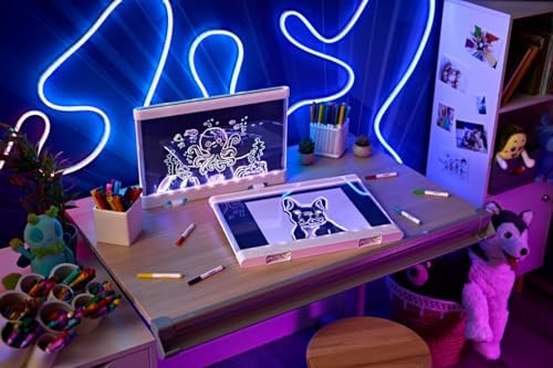 Crayola Ultimate Light Board - White, Kids Drawing Tablet, Gifts for Kids, LED Drawing Board, Sketching Art Projector, Toys for Boys & Girls, 6+ - Image 6
