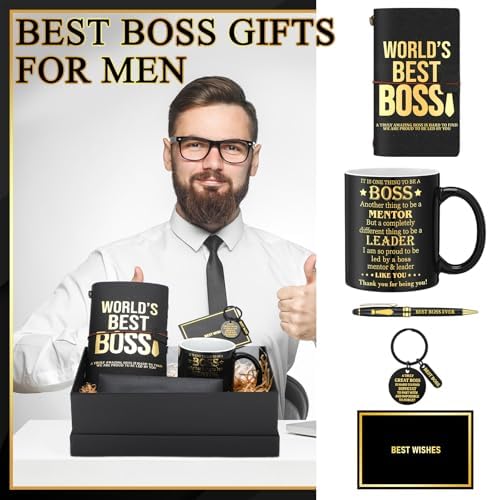 Shellwei 6 Pcs Best Boss Gift for Men Thank You Gifts for Boss Male - Image 5