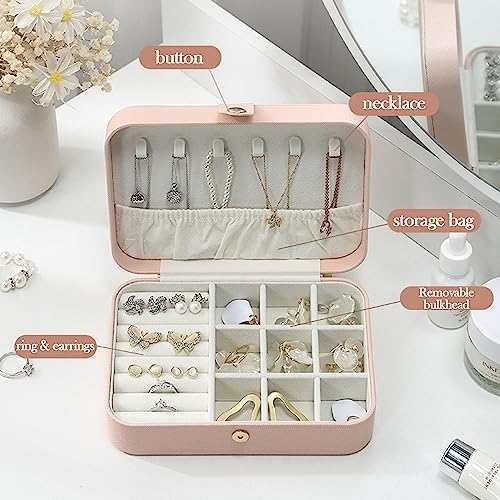 Personalized Graduation Gifts for Her - Custom Jewelry Box w/ Name & Grad Year, 2024 High School College Graduation Gifts for Women Girls - Customized Jewelry Travel Case for Friends Daughter - Image 4