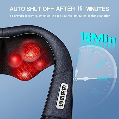 Mo Cuishle Women Men Gifts, Shiatsu Back Shoulder & Neck Massager with Heat - Image 6