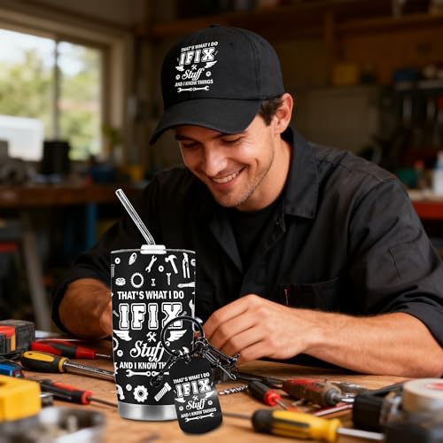 Fix Stuff Gifts for Men, Travel Tumbler Gift Set for Dad and Coworkers - Image 7