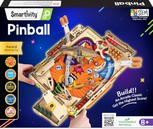 Smartivity DIY Pinball Machine I Global Award Winning Game Ages 8-99 Years by SMARTIVITY