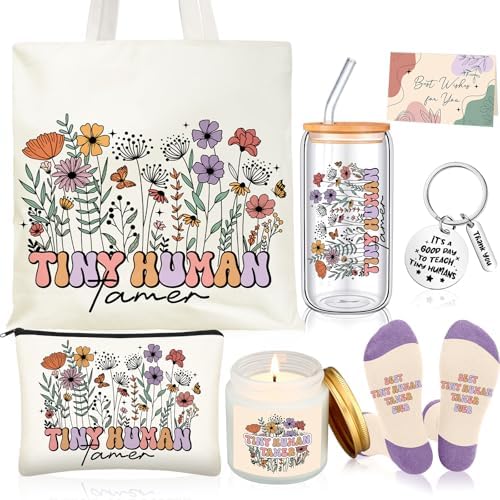 Funnymoom 6 Pcs Christmas Tiny Human Tamer Gifts Daycare Teacher Gifts by Funnymoom