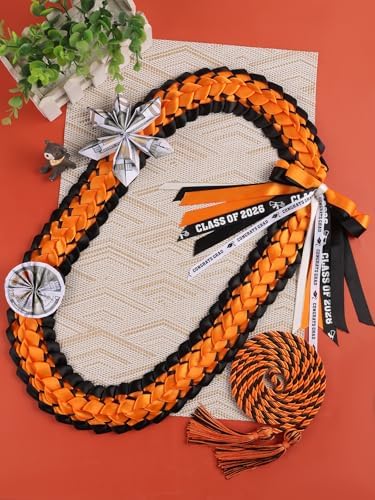 TFTAFAN Graduation Leis and Graduation Honor Cords Class of 2026 Graduation Ribbon Lei Graduation Necklace Braided Necklaces gift for Student Gifts Party Supplies - Image 5