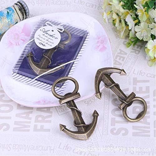 16 PCS Bottle Opener with Gift Box Packing,Nautical Themed Anchor Shape Nautical Beach Wedding Baby Bridal Shower Birthday Party Favor Souvenir Gift (16,Antique Bronze Anchor)