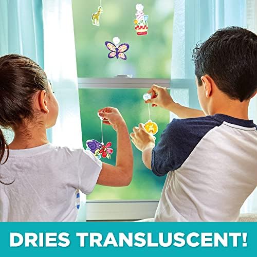 Horizon Group USA 10-Pack Suncatcher Art Pens – 10 Colors, 10ML Each – Kids’ Window Art Supplies, Refill Pens for Suncatchers, Arts and Crafts Activity - Image 5