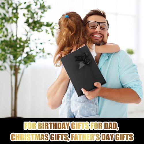 Skylety 13 Pcs Birthdays Gifts Baskets for Men Father Gift for Men Birthdays Gift Box 16 oz Tumblers Wallet Toiletry Bag Sock Bottle Opener Belt Bracelet Glasses Pen for Father's Day Dad Husband - Image 6