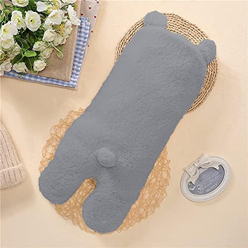 Nunibum Baby Swaddle Blanket Boys Girls Cute Bear Plush Essential Receiving Blanket Ultra-Soft Newborn Registry Sleeping Wraps for Infant 0-6 Months - Grey - Image 3