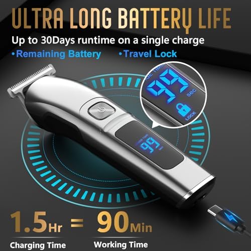 Ufree Beard Trimmer for Men, Waterproof Electric Razor, Grooming Kit - Image 4