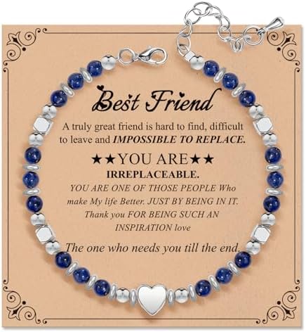 Inspirational Gifts Bracelets for Women, Healing Natural Stone Bracelets by ZOKCC