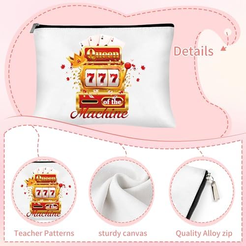 CRASHOT Casino Gifts for Women Men, Gambling Gift, Includes 20 oz Tumbler Keychain Makeup Bag & Sock, Thanksgiving Christmas Birthday Present for Casino Lovers - Image 5