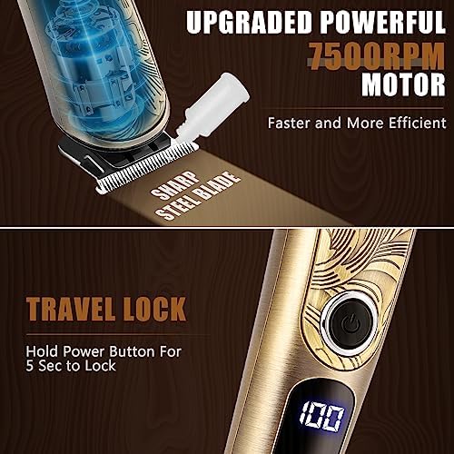 Ufree Beard Trimmer, IPX7 Waterproof Electric Razor Shavers, Gifts for Men - Image 3