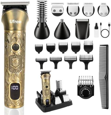 Ufree Professional Beard Trimmer for Men, Electric Shaver Razor, Men Gift by Ufree