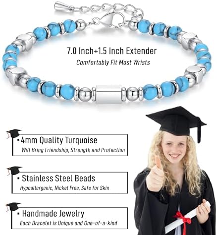 AryaHozel 2026 Graduation Gift for Her/Women/Girls Beaded Bracelets - Image 3