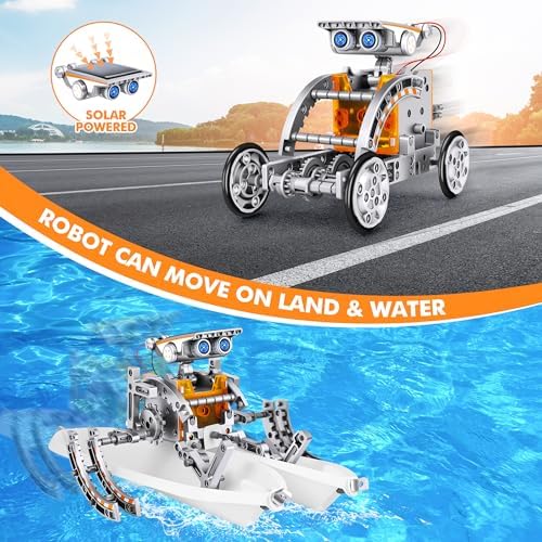 STEM 13-in-1 Education Solar Power Robots Toys for Boys Age 8+ - Image 5