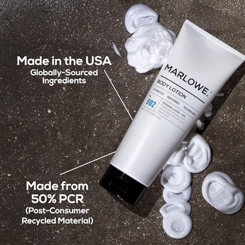 MARLOWE. Body Lotion for Men, Daily Moisturize, Sage + Fir, 8 oz Tube - Image 5