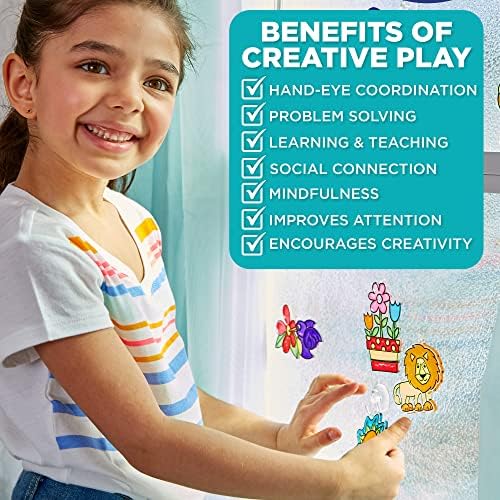 Horizon Group USA 10-Pack Suncatcher Art Pens – 10 Colors, 10ML Each – Kids’ Window Art Supplies, Refill Pens for Suncatchers, Arts and Crafts Activity - Image 6