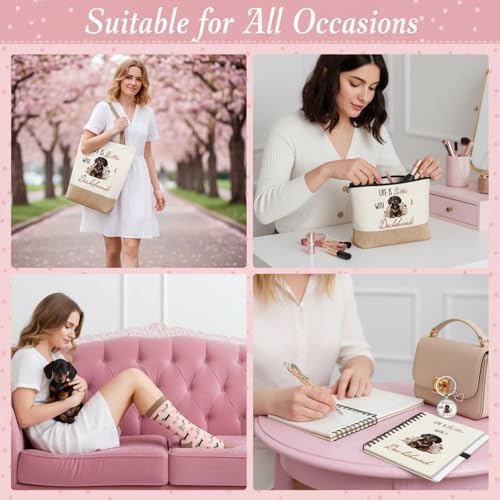 Sadnyy 6 Pcs Dachshund Gift Sets for Women, Unique Dachshund Gift Set - Image 2