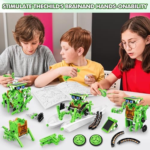 STEM 13-in-1 Education Solar Power Robots Toys for Boys Age 8-12 - Image 5