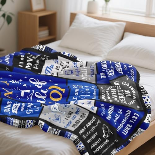 Christian Gifts for Men, Baptism Gifts for Boys, Christian Blanket for Men - Image 4