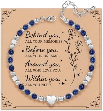 Inspirational Gifts Bracelets for Women, Healing Natural Stone Bracelets by ZOKCC