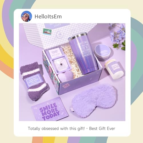Gift Baskets for Women, 9pcs Unique Happy Birthday Gifts for Women, Best Mothers Day Christmas Gifts Get Well Soon Basket Appreciation Ideas Box w/Tumbler Her Mom Sister Friend Friendship Teacher - Image 3