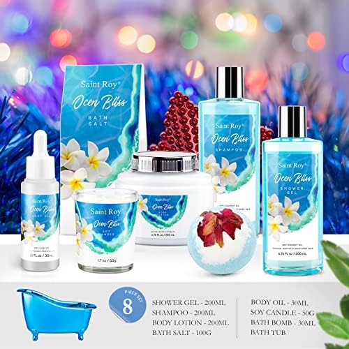 Spa Gift Basket Set for Women & Men, Bath & Body Skin Gift Set - Image 2