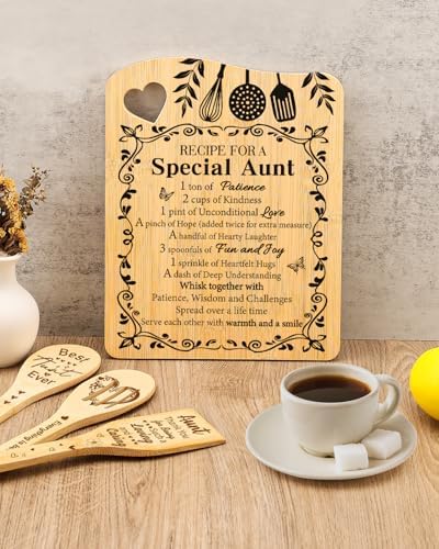 Aunt Birthday Gifts, Auntie Gifts for Women Cutting Board - Image 7