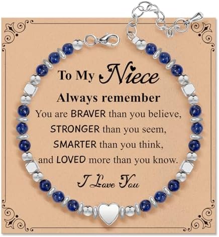Inspirational Gifts Bracelets for Women, Healing Natural Stone Bracelets by ZOKCC