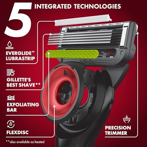 Gillette Labs Special NFL 49ers Edition Shaving Razor for Men - 1 Handle, 1 Razor Blade Refill, Perfect for Game Day Grooming, GilletteLabs with Exfoliating Bar - Image 3
