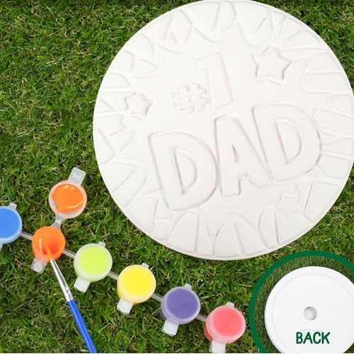 Creative Roots Paint Your Own Stepping Stone Kit, #1 Dad - Image 4