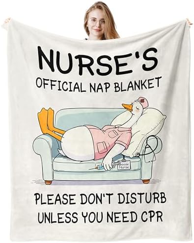 Nurse Gifts for Women, Nurse Week Appreciation Gifts Blanket by Ebmdsia