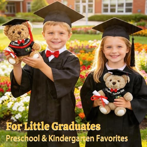 Class of 2026 Custom Graduation Bear - Personalized Teddy Bear Stuffed Animal with Sash & Diploma, Premium Plush Graduation Gift for Her/Him, Kids,Students, Kindergarten,High School & College Souvenir - Image 3