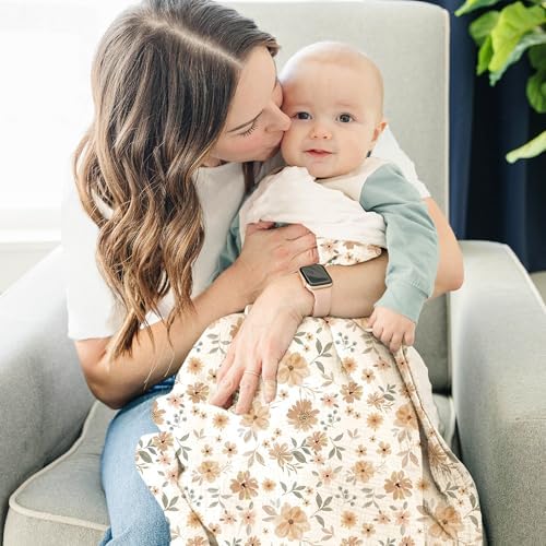 Konssy Soft Muslin Baby Blanket for Unisex Boys & Girls, 30 x 40 Inch - Image 2