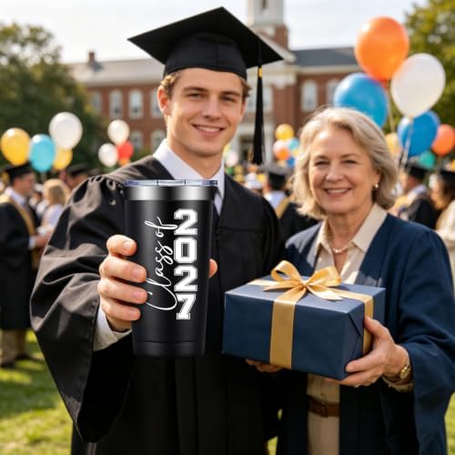 BIRGILT Class of 2027 Senior Night Gifts for Men, Senior Graduation Gifts for High School College Students - 20oz Tumbler - Image 3