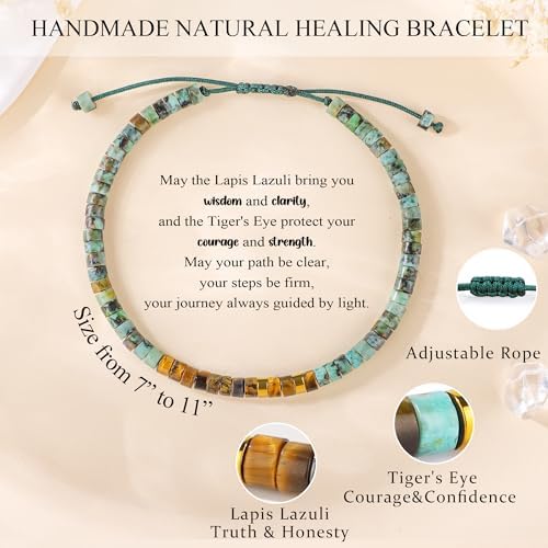JoycuFF Morse Code Bracelets Christmas Birthday Gifts for Women Her - Image 4