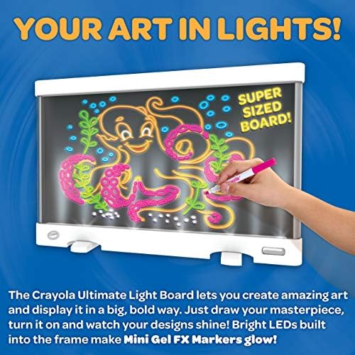 Crayola Ultimate Light Board - White, Kids Drawing Tablet, Gifts for Kids, LED Drawing Board, Sketching Art Projector, Toys for Boys & Girls, 6+ - Image 4