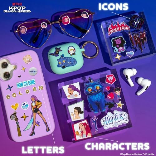 Horizon Group USA Sticker Book, Kpop Demon Hunters, 1500+ Stickers - Image 5