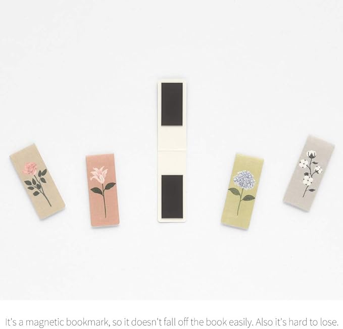 Monolike Magnetic Bookmarks The Flower, Set of 5