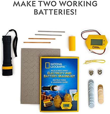 National Geographic Battery Making Science Kit with 2 STEM Projects - Image 2