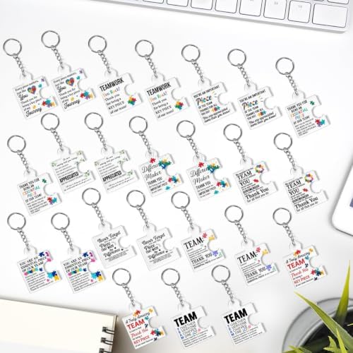 Team Appreciation Gifts Bulk for Coworkers Employee Staff Keychains - Image 6