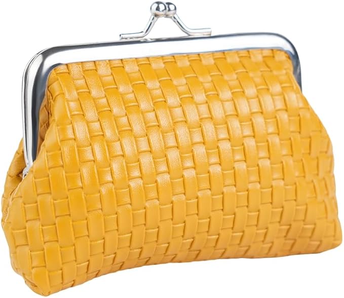 CONCISE Coin Purse Vintage Bag Lock Wallet Buckle Kiss Lock change purse leather coin purse change holder wallet coin