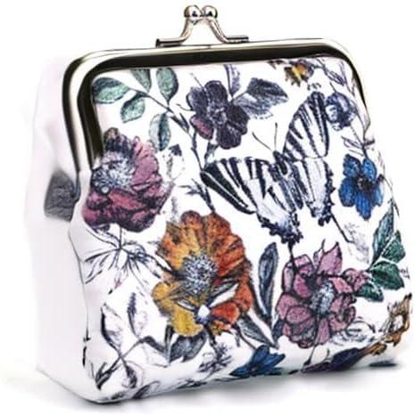 CONCISE Coin Purse Vintage Bag Lock Wallet Buckle Kiss Lock change purse leather coin purse change holder wallet coin