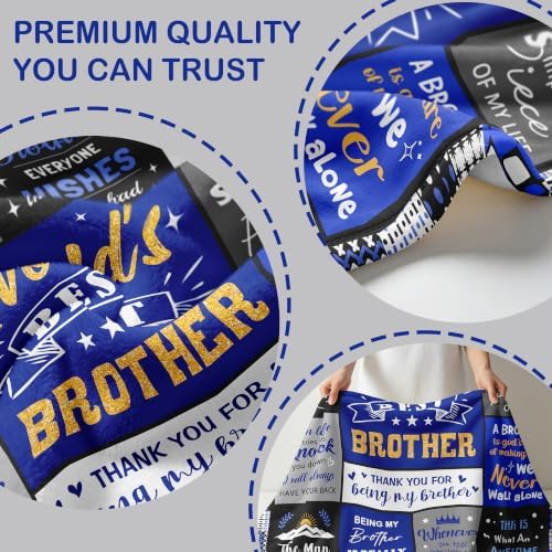 Gifts for Brother, Big Brother Gift from Sister, Brothers Blanket - Image 5