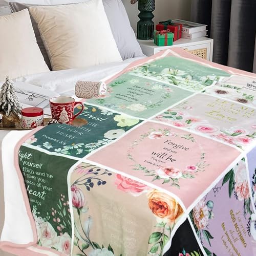Christian Gifts for Women, Religious Birthday Blanket 60"X50" - Image 6