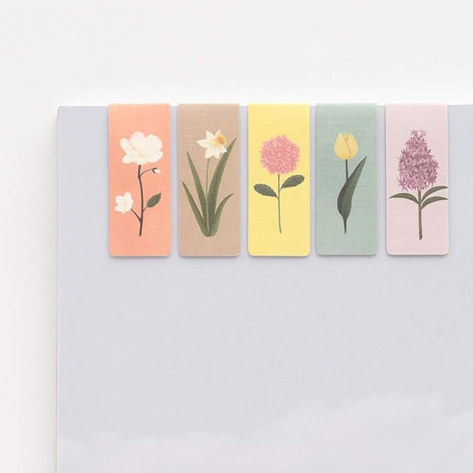 Monolike Magnetic Bookmarks The Flower Ver.2, Set of 5