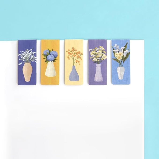 Magnetic Bookmarks Set - A (Olivia's Flowers Ver.2)
