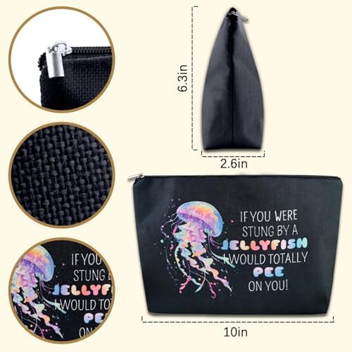 Best Friends Gifts for Friend Women Unique Female Makeup Cosmetic Bag - Image 3