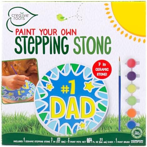 Creative Roots Paint Your Own Stepping Stone Kit, #1 Dad by CreativeRoots